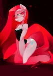 anthro anthrofied clothed clothing cutie_mark ear_piercing female hair long_hair looking_at_viewer panties piercing pink_hair small_waist smile solo tail underwear iopichio friendship_is_magic hasbro my_little_pony pinkamena_(mlp) pinkie_pie_(mlp) earth_pony equid equine horse mammal pony 2013 hi_res