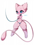 blue_eyes breasts collar female leash legendary_pokémon mew nintendo pokémon slugbox small_breasts text underwear video_games
Rating: Questionable
Score: 23
User: Seviper
Date: February 10, 2013