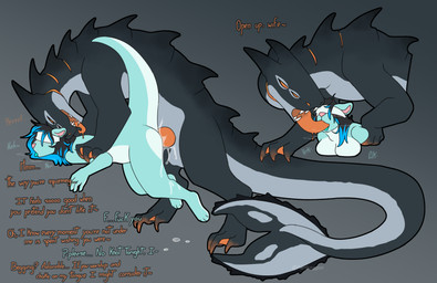 anthro anthro_on_feral anthro_penetrated balls bestiality bestiality_kiss big_butt black_body blindfold blue_body blue_fur blush blush_lines bodily_fluids butt claws dialogue dominant dominant_male dripping duo erection extreme_french_kiss feet female female_penetrated feral feral_penetrating feral_penetrating_anthro french_kissing fur genital_fluids genitals hair kissing knot larger_dom larger_male leaking_precum looking_pleasured male male/female male_penetrating male_penetrating_female multi_eye multicolored_hair nude open_mouth penetration penile penile_penetration penis penis_in_vagina pink_nose precum precum_drip precum_string profanity quadruped sex simple_background size_difference smaller_female smaller_penetrated submissive submissive_female tail teeth text thick_tail toe_claws tongue two_tone_hair vaginal vaginal_penetration vulva white_body white_fur pantheggon jewish_mythology mythology callisto_(fisk_cerris) fisk_cerris aquatic aquatic_dragon dragon leviathan mammal monster mustelid mythological_creature mythological_marine mythological_scalie otter scalie 2023 digital_media_(artwork) english_text hi_res
