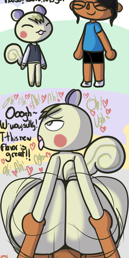 ahegao anal anal_penetration anthro anthro_penetrated arm_grab arm_pull big_butt bubble_butt butt clothing duo femboy first_person_view from_behind_position fucked_silly hands_behind_back heart_eyes heart_symbol human_on_anthro human_penetrating human_penetrating_anthro human_penetrating_male human_pov interspecies looking_pleasured male male/male male_on_anthro male_on_human male_penetrated male_penetrating male_penetrating_anthro male_penetrating_male male_pov nude penetrating_pov penetration penile penile_penetration penis_in_ass prison_guard_position questionable_consent sex shortstack size_difference tongue tongue_out klutzatdusk animal_crossing instant_loss_2koma nintendo marshal_(animal_crossing) villager_(animal_crossing) grey_squirrel human mammal rodent sciurid tree_squirrel hi_res