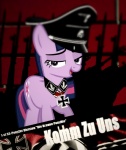 2013 cutie_mark equine female feral friendship_is_magic horn horse looking_at_viewer my_little_pony nazi open_mouth passiveusererwinwoz pony propaganda solo ss text twilight_sparkle_(mlp) two_tone_hair unicorn
Rating: Safe
Score: 2
User: ErwinWolz
Date: May 11, 2013