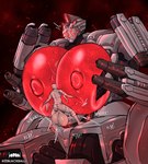 big_breasts big_penis breast_play breasts duo extreme_size_difference female genitals huge_breasts huge_penis hyper hyper_genitalia hyper_penis larger_female machine macro male penis sex size_difference size_play titfuck ze_blackball.d armored_core_(series) armored_core_vi:_fires_of_rubicon 621_(armored_core) ayre_(armored_core) human humanoid mammal robot absurd_res hi_res