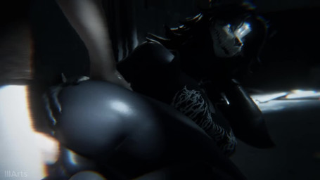 anal anal_penetration anthro anthro_penetrated anus balls big_breasts black_body black_fur black_hair bodily_fluids bone breasts clothing duo erection female female_on_human female_penetrated fur genital_fluids genitals hair human_penetrating_female humanoid_on_anthro looking_pleasured male male/female male_penetrating male_penetrating_female nipples penetration penile penile_penetration penis penis_in_ass sex skull skull_head teeth vulva illarts da.nilkaz_(modeler) scp_foundation scp-1471-a scp-1471-a_(da.nilkaz) canid canine human humanoid malo mammal skulldog_(species) 16:9 3d_(artwork) 3d_animation animated blender_(artwork) digital_media_(artwork) hi_res short_playtime sound video widescreen
