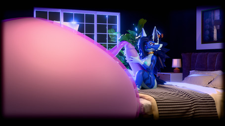 anthro areola balls bed bedroom big_balls big_breasts big_penis blue_areola blue_body blue_eyes blue_fur blue_nipples blue_tongue bodily_fluids breasts catch_condom condom cum cum_inside cumshot ejaculation erection excessive_cum excessive_genital_fluids filled_condom fur furniture genital_fluids genitals gynomorph hair huge_balls huge_penis humanoid_genitalia humanoid_penis hyper hyper_balls hyper_condom hyper_genitalia hyper_penis intersex looking_at_viewer masturbation night nipples nude on_bed orgasm oversized_condom penile penis sexual_barrier_device smile solo thick_thighs tongue tongue_out two-handed_masturbation wearing_condom white_body white_fur vaqueroserg gardyvr mammal novabeast 16:9 2025 3d_(artwork) digital_media_(artwork) hi_res widescreen