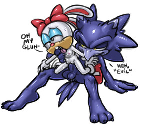 accessory ahegao anthro anthro_on_anthro anthro_penetrated anthro_penetrating anthro_penetrating_anthro areola balls bodily_fluids bow_ribbon breasts clothing dialogue duo eyeshadow feathers female female_penetrated footwear footwear_only fur genital_fluids genitals hair_accessory hair_bow hair_ribbon larger_male looking_pleasured makeup male male/female male_penetrating male_penetrating_female mostly_nude nipples nude open_mouth penetration penile penile_penetration penis penis_in_vagina purple_body purple_feathers ribbons sex shoes shoes_only simple_background size_difference smaller_female sweat text tongue tongue_out vaginal vaginal_fluids vaginal_penetration vulva white_body white_fur young young_anthro young_female rockthebull archie_comics sega sonic_the_hedgehog_(archie) sonic_the_hedgehog_(comics) sonic_the_hedgehog_(series) carrotia_the_rabbit_(archie_sonic) dop_the_raven fan_character avian bird corvid corvus_(genus) lagomorph leporid mammal oscine passerine rabbit raven 2026 english_text hi_res