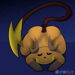 ass_up black_eyes butt cosmic_background fur looking_at_viewer night orange_body orange_fur paws raised_tail sky smug_face solo star starry_background starry_sky suggestive tail wiggle_lines wiggling_hips velvet706 nintendo pokemon generation_1_pokemon mammal pokemon_(species) raichu rodent 1:1 absurd_res hi_res