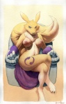 blue_eyes breasts canine crossed_legs digimon female fox looking_at_viewer meesh nipples nude renamon sitting solo
Rating: Explicit
Score: 43
User: ippiki_ookami
Date: November 13, 2011