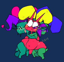 ahegao anthro anthro_penetrated balls belly big_balls big_belly blush bodily_fluids bruised bruised_eye double_penetration female female_penetrated forced fucked_silly genitals green_body group looking_pleasured male male/female male_penetrating male_penetrating_female navel penetration penile penile_penetration penis rape red_body sex tail tears tongue tongue_out trio roksim lizzy_eats_a_tree doom_jester_(roksim) elizabeth_(roksim) gummi_(roksim) spiko stompo animated