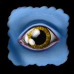 ambiguous_gender blue_body blue_skin eye_waterline eyes_close-up not_furry simple_background solo transparent_background yellow_eyes reinkorn ambiguous_species 1:1 2013 alpha_channel digital_media_(artwork) hi_res