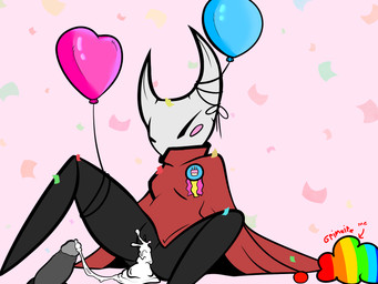 balloon bodily_fluids cloak clothing cum cum_drip cum_in_vagina cum_inside cum_string dripping female genital_fluids genitals inflatable penis spread_legs spreading vaginal vulva grimeire hollow_knight:_silksong hollow_knight_(franchise) team_cherry hornet_(hollow_knight) arthropod insect 4:3 hi_res
