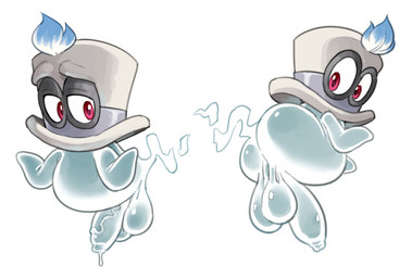 backsack balls bodily_fluids butt floating_head_creature foreskin genital_fluids genitals looking_back male not_furry penis precum saggy_balls simple_background solo vein veiny_penis white_background analon_(artist) mario_bros nintendo super_mario_odyssey cappy_(mario) bonneter ghost spirit 2018 digital_media_(artwork)