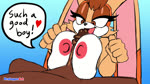 5_fingers anthro anthro_focus areola bedroom_eyes big_breasts big_ears black_nose blue_background breast_play breasts brown_eyelids brown_eyes brown_hair cheek_tuft dark_body dark_skin dialogue duo erection eyelashes faceless_character faceless_human faceless_male facial_tuft female female_anthro female_focus female_on_human fingers fur genitals glans good_boy hair heart_after_text heart_symbol human_on_anthro interspecies lipstick long_ears long_eyelashes looking_at_genitalia looking_at_penis makeup male male/female male_human male_on_anthro mature_anthro mature_female multicolored_body multicolored_ears multicolored_fur narrowed_eyes nipples nude nude_anthro nude_female nude_human nude_male open_mouth open_smile orange_body orange_ears orange_fur penis penis_between_breasts pink_areola pink_inner_ear pink_lipstick pink_nipples pink_tongue pupils seductive sex simple_background smile solo_focus speech_bubble tan_body tan_ears tan_fur text titfuck tongue tuft white_body white_breasts white_fur protagon sega sonic_the_hedgehog_(series) vanilla_the_rabbit human lagomorph leporid mammal rabbit 16:9 2024 2d_animation animated artist_name digital_media_(artwork) english_text hi_res loop no_sound short_playtime webm widescreen