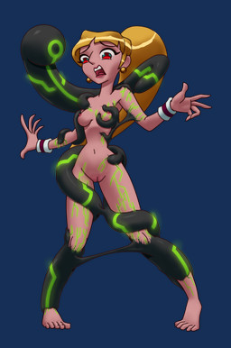 5_toes ambiguous_gender areola bangs biped black_body black_eyebrows blonde_hair breast_fondling breast_play breasts duo ear_piercing eyebrows eyelashes feet female female/ambiguous female_humanoid fondling genitals glistening glistening_eyes glistening_hair glowing glowing_body gold_ear_piercing gold_piercing goo_string green_body hair hand_on_breast humanoid_genitalia humanoid_vulva knock-kneed lips long_hair looking_down medium_breasts multicolored_body navel nipples not_furry nude nude_female nude_humanoid open_mouth piercing pigeon_toed pink_areola pink_lips pink_nipples pink_tongue plantigrade questionable_consent red_eyes simple_background spread_arms teal_eyes teeth toes tongue transparent_background two_tone_body two_tone_wristband vulva white_wristband spacechoochoo ben_10 cartoon_network mazuma_(ben_10) upgrade_(ben_10) alien galvanic_mechamorph goo_creature human humanoid mammal 2025 absurd_res alpha_channel hi_res