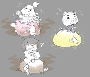 anthro big_diaper bodily_fluids diaper feces female genital_fluids huge_diaper male soiling solo stink_fumes unclean_diaper urine used_diaper wet_diaper young young_anthro young_human tenerius animal_crossing cartoon_network mario_bros nintendo we_bare_bears bowser_jr. chloe_park kevin_(animal_crossing) domestic_pig dragon_koopa human koopa mammal scalie suid suine sus_(pig) hi_res