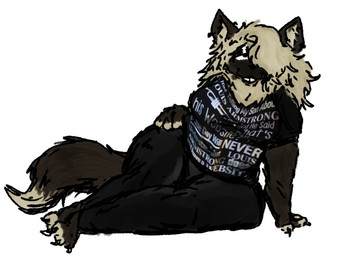 anthro black_bottomwear black_clothing black_pants bottomwear breasts claws clothed clothed_anthro clothed_female clothing dipstick_tail female fully_clothed fully_clothed_anthro fully_clothed_female fur hand_on_hip markings multicolored_body multicolored_fur no_sclera pants pointy_ears prick_ears shirt simple_background sitting solo t-shirt tail tail_markings teeth text_on_t-shirt topwear two_tone_body two_tone_fur white_background wide_hips dr_jonas_miller domestic_cat felid feline felis mammal digital_drawing_(artwork) digital_media_(artwork)