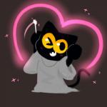 ambiguous_gender anthro blush clothing heart_symbol one_eye_closed solo wink yellow_eyes lakilolom google google_doodle magic_cat_academy momo_(google) domestic_cat felid feline felis mammal 1:1 2016 hi_res