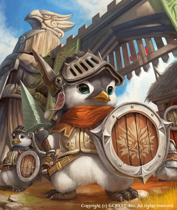 2013 ambiguous_gender armor avian beak belt blue_eyes breastplate brown_feathers claws clothing cute feathers knight lance_(weapon) outside penguin polearm scarf shield silverfox5213 standing sword warrior weapon white_feathers
Rating: Safe
Score: 19
User: tony311
Date: December 23, 2013