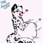 ambiguous_gender ambiguous_prey anthro belly big_belly hand_on_belly heart_symbol male male_pred rumbling_stomach squirming tongue vore acewolfy1996 zyyph felid mammal pantherine snow_leopard 1:1 2016 watermark