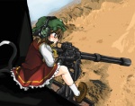 aircraft bottomwear clothing desert female gatling_gun gun helicopter inside_helicopter m_134 machine_gun minigun multi_tail ranged_weapon skirt solo tail vehicle weapon office_(soda_parfait) touhou chen_(touhou) animal_humanoid cat_humanoid felid felid_humanoid feline feline_humanoid humanoid mammal mammal_humanoid