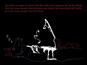 anthro balls big_balls biped black_background bodily_fluids cum cum_on_belly cum_on_body cum_on_chest cum_on_hand cum_on_penis cum_on_self cumshot ejaculation erection excessive_cum excessive_genital_fluids eyes_closed fur genital_fluids genitals glans grey_nose huge_balls humanoid_genitalia humanoid_penis lying male motion_lines nude orgasm penis purple_body purple_fur red_balls red_body red_ears red_fur red_glans red_penis saggy_balls side_view simple_background sleeping solo sound_effects text vein veiny_penis vowelless vowelless_sound_effect wet_dream zzz rodin canid canine canis mammal wolf 2021 aliasing digital_drawing_(artwork) digital_media_(artwork) english_text line_art sketch