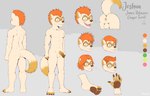 anthro anus balls biceps big_butt bodily_fluids butt claws eyewear feet fingers fur genital_fluids genitals glasses hair humanoid_genitalia humanoid_penis male muscular muscular_anthro muscular_male nipples nude open_mouth pawpads paws penis simple_background smile solo standing text tongue komodo89 domestic_ferret mammal mustelid musteline true_musteline weasel absurd_res digital_media_(artwork) english_text hi_res model_sheet