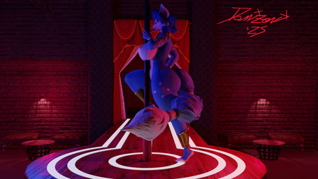 anthro big_breasts big_butt breasts butt curvy_figure female huge_breasts huge_butt huge_hips huge_thighs jewelry nude nude_anthro nude_female pole pose solo strip_club stripper_pole tail thick_thighs voluptuous voluptuous_anthro voluptuous_female wide_hips domizoni warfaremachine_(modeler) nintendo star_fox krystal_(star_fox) warfare_krystal canid canine fox mammal 16:9 3d_(artwork) blender_(artwork) digital_media_(artwork) hi_res pinup widescreen