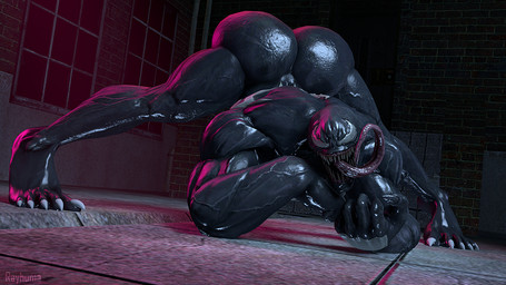 ambiguous_gender ass_up big_butt black_body bubble_butt butt feet flexible jack-o'_pose long_tongue male muscular muscular_male nails pose sharp_nails sharp_toenails solo toenails toes tongue white_eyes rayhuma marvel venom_(marvel) humanoid symbiote 2021 3d_(artwork) digital_media_(artwork) source_filmmaker_(artwork)
