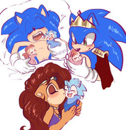 5_fingers anthro blush bodily_fluids canon_couple cape clothing drooling duo female fingers gloves group handwear happy husband_and_wife king kissing male male/female married_couple pillow queen royalty saliva size_difference sleeping smile gummierat archie_comics light_mobius sega sonic_the_hedgehog_(archie) sonic_the_hedgehog_(comics) sonic_the_hedgehog_(series) manik_acorn sally_acorn sonia_acorn sonic_the_hedgehog eulipotyphlan hedgehog mammal rodent sciurid tree_squirrel hi_res daughter_(lore) father_(lore) father_and_child_(lore) father_and_daughter_(lore) father_and_son_(lore) mother_(lore) mother_and_child_(lore) mother_and_daughter_(lore) mother_and_son_(lore) parent_(lore) parent_and_child_(lore) parent_and_daughter_(lore) parent_and_son_(lore) son_(lore)