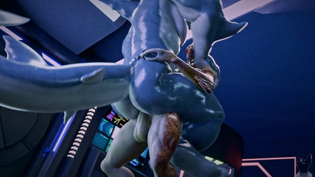 abs anal anal_penetration anthro balls biceps duo erection genitals hug hugging_another interspecies male male/male male_penetrated muscular muscular_anthro muscular_bottom muscular_male muscular_sub obliques pecs penetration penile penile_penetration penis penis_in_ass sex stand_and_carry_position standing standing_sex submissive triceps twitchyanimation petruz_(modeler) halo_(series) microsoft xbox_game_studios hammerhead_(petruz) alien fish humanoid ibie'shan kig-yar marine scalie shark 16:9 3d_(artwork) 3d_animation animated digital_media_(artwork) hi_res no_sound short_playtime webm widescreen