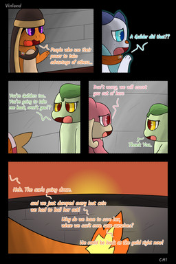 anthro badge biped cloth dialogue fantasy female freckled_face freckles group semi-anthro speech_bubble text vinland nintendo pokemon pokemon_mystery_dungeon spike_chunsoft anders_(infinitydoom) ano_(vinland) sebastian_(infinitydoom) audino charmander chikorita generation_1_pokemon generation_2_pokemon generation_5_pokemon oshawott pokemon_(species) 2:3 absurd_res artist_name comic digital_drawing_(artwork) digital_media_(artwork) english_text hi_res shaded simple_shading story