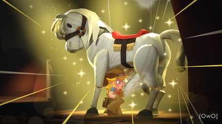 animal_genitalia animal_penis balls bestiality big_penis blonde_hair blue_eyes blush bodily_fluids clothing cowboy_hat cowboy_outfit duo equine_genitalia equine_penis female feral genitals grasping hair hat headgear headwear male male/female penis spurs stage sweat sweaty_genitalia wooden_horse owo_sfm ro mario_bros nintendo princess_peach animate_inanimate equid equine horse human living_toy mammal 16:9 3d_(artwork) 4k absurd_res digital_media_(artwork) hi_res widescreen