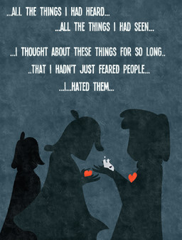 ambiguous_gender anthro heart_symbol sad silhouette simple_background standing text white_text shane_frost ghost human mammal spirit 2018 comic digital_media_(artwork) english_text