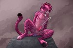 anal anal_masturbation anal_orgasm anal_penetration animal_genitalia animal_penis anthro anus balls bell bell_collar biped bodily_fluids clenched_teeth collar collar_only cum cum_while_penetrated cumshot dildo dildo_in_ass dildo_insertion dildo_sitting ejaculation erection eyes_closed fangs fur genital_fluids genitals hands-free male markings masturbation nude object_in_ass orgasm orgasm_face pawpads paws penetration penis perineum pink_body pink_fur sex_toy sex_toy_in_ass sex_toy_insertion sheath solo spots spotted_body spotted_fur spread_legs spreading teeth whiskers anchee kotanu cheetah felid feline mammal digital_drawing_(artwork) digital_media_(artwork) signature