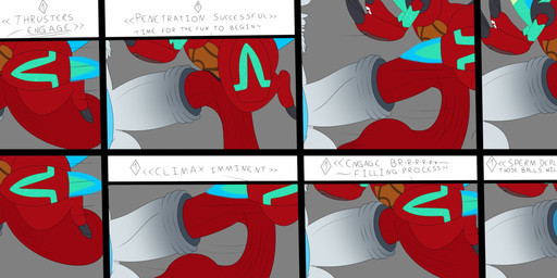 10_panel_comic anthro balls big_balls big_penis blue_cum bodily_fluids claws colored_cum cum cum_exchange dialogue duo foreskin genital_fluids genitals glans green_glans grey_background grey_penis huge_balls huge_penis humanoid_genitalia humanoid_penis hyper hyper_balls hyper_genitalia hyper_penis logo male male/male penetration penile penile_penetration penis penis_in_penis red_body scrotum_flap simple_background text unusual_bodily_fluids unusual_cum unusual_genital_fluids urethral urethral_penetration leskarmory nintendo pokemon future_pokemon generation_9_pokemon legendary_pokemon miraidon paradox_pokemon pokemon_(species) ultimate_mode_miraidon 2026 absurd_res artist_logo comic english_text hi_res