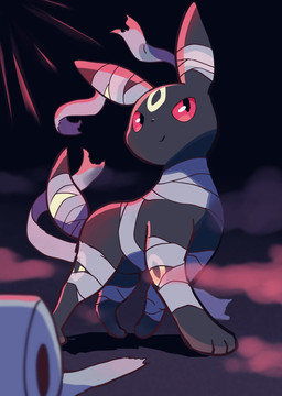 ambiguous_gender black_body black_nose feral low-angle_view markings outside quadruped red_eyes solo tail toilet_paper walking yellow_markings komanyachi nintendo pokemon eeveelution generation_2_pokemon pokemon_(species) umbreon colored digital_drawing_(artwork) digital_media_(artwork) hi_res shaded
