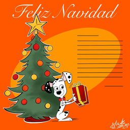 black_ears black_nose black_spots christmas_ball christmas_tree feral floppy_ears fur gift heterochromatic_ears holding_gift holding_object holidays male pink_inner_ear plant spots toony tree white_body white_fur white_spots nickick90 101_dalmatian_street 101_dalmatians christmas disney dylan_(101_dalmatians) canid canine canis dalmatian domestic_dog mammal 1:1 2019