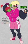 anthro biceps big_breasts breasts exercise_video female food fruit huge_breasts mature_anthro mature_female melon muscular muscular_anthro muscular_female plant smile smiling_at_viewer thick_thighs timer watermelon watermelon_crushing blu3danny mabel_woods bear black_bear mammal ursine absurd_res hi_res