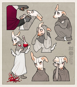 alcohol anthro beverage bodily_fluids breaking_glass clothing_grab container crying cup decanter_(object) drinking_glass dropping dropping_object glass glass_container glass_cup holding_self male solo tears wine wine_glass kalpeakoira machete_(kalpeakoira) canid canine canis domestic_dog mammal hi_res