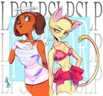 angel_costume anthro bottomwear bra breasts cleavage clothed clothing costume devil_costume dress duo female floppy_ears frown jewelry necklace skinny skirt smile underwear alex_bunn hasbro littlest_pet_shop littlest_pet_shop:_popular brooklyn_hayes lps_339 lps_675 savannah_reed american_shorthair angel canid canine canis dachshund domestic_cat domestic_dog felid feline felis hunting_dog mammal absurd_res hi_res