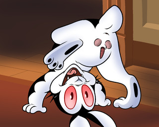 anatomically_correct anatomically_correct_genitalia anatomically_correct_penis animal_genitalia animal_penis anus balls butt detailed_background erection fangs feet feral genitals hindpaw lagomorph_penis looking_through looking_through_legs male one_leg_up open_mouth paws penis presenting presenting_anus presenting_hindquarters raised_leg semi-anthro sheath solo tapering_penis teeth toony upside_down mizzyam bunnicula_(series) bunnicula lagomorph leporid mammal rabbit vampire 5:4 aliasing digital_media_(artwork)
