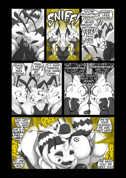 3_fingers 4_arms antennae_(anatomy) anthro anus back_wings beach begging big_butt blush bodily_fluids butt butt_tattoo claws clenched_teeth clothed clothing dialogue dominant dominant_anthro dominant_female fart fart_cloud fart_fetish fart_sniffing farting_female female female/female female_farting fingers green_fart_cloud group identical_twins lounging multi_arm multi_limb nude nude_anthro nude_beach nude_female partially_clothed partially_clothed_anthro partially_clothed_female pawpads puffy_anus scared slightly_chubby slightly_chubby_anthro slightly_chubby_female slutshaming sniffing speech_bubble stinger stinger_tail stuttering swimwear tail tall_female tattoo tears teary_eyes teeth text thought thought_bubble thoughts wings soomir aster_(soomir) cassia_(soomir) heather_(soomir) hectar_(soomir) arthropod bee hymenopteran insect queen_bee absurd_res black_and_white comic english_text hi_res monochrome sibling_(lore) twins_(lore)