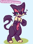 anthro balls bodily_fluids cum dripping erection genital_fluids genitals male paws penis pink_penis precum precum_drip smug solo standing vein veiny_penis skyl4378 nintendo pokemon generation_5_pokemon pokemon_(species) purrloin 3:4