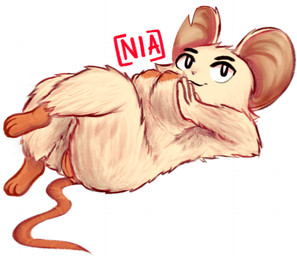 breast_squeeze breasts female fur solo squeezing non_applicable mina_the_hollower yacht_club_games mina_(mina_the_hollower) mammal mouse murid murine rodent