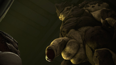 4_balls balls duo foreskin genitals half-erect humanoid_genitalia humanoid_penis imminent_sex interspecies low-angle_view male male/male multi_balls multi_genitalia muscular muscular_male nude penis retracted_foreskin solo_focus worm's-eye_view xenophilia cheap-wazoo bioware electronic_arts mass_effect alien krogan turian 16:9 3d_(artwork) 4k absurd_res digital_media_(artwork) hi_res source_filmmaker_(artwork) widescreen