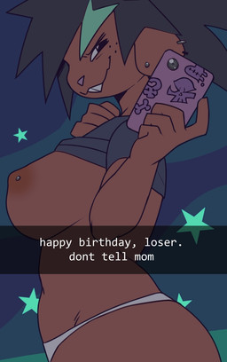 anthro areola barbell_piercing breasts cellphone clothed clothing clothing_lift ear_piercing electronics female flashing freckled_face freckles implied_incest nipple_piercing nipples panties phone piercing selfie shirt shirt_lift smartphone solo topwear underwear dezz deltarune undertale_(series) dess_holiday deer mammal sibling_(lore) sister_(lore) sisters_(lore)