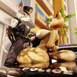 arrested big_breasts breasts car clothing cuffs_(object) duo eyewear female glasses hands_behind_back intersex intersex/female male spread_legs spreading thick_thighs uniform vehicle wearing_glasses mereo blender_cycles officer_flint_(foresttherotten) shiba_(shibashibs) canid canine mammal murid murine rat rodent 1:1 animated blender_(artwork) digital_media_(artwork) no_sound short_playtime webm