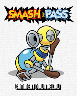 ambiguous_gender blue_body hand_on_face looking_at_viewer machine pose simple_background solo text text_background what white_background yellow_body downrightshoddy mario_bros nintendo super_mario_sunshine f.l.u.d.d. robot 4:5 absurd_res english_text hi_res