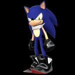 1:1 absurd_res alpha_channel anthro bandanna biped blue_body blue_fur clothing eulipotyphlan footwear fur gloves green_eyes handwear hedgehog hi_res infinite_(sonic) kerchief looking_at_viewer male mammal mostly_nude nibroc-rock possession sega shoes simple_background smile smirk solo sonic_forces sonic_the_hedgehog sonic_the_hedgehog_(series) transparent_background