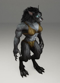 abs anthro biceps big_muscles clothed clothing female fur grey_body grey_fur growth huge_muscles hyper hyper_muscles muscle_growth muscular muscular_female pecs solo hutska_(artist) blizzard_entertainment warcraft canid mammal werecanid werecreature worgen 3d_(artwork) 3d_animation animated digital_media_(artwork) hi_res no_sound short_playtime video