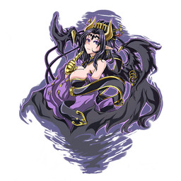 black_hair breasts clothed clothing ear_piercing eyeshadow female furgonomic_piercing furgonomics hair horn humanoid_pointy_ears makeup not_furry piercing pointy_ears purple_eyes smile solo wing_piercing robert_vicson bandai_namco digimon demon digimon_(species) humanoid lilithmon 1:1 aliasing digital_media_(artwork) hi_res